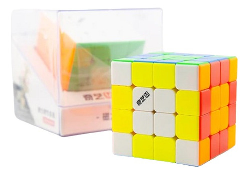 Cubo Mágico 4x4x4 Qiyi M Pro Magnético Profesional Velocidad Color De La Estructura Stickerless