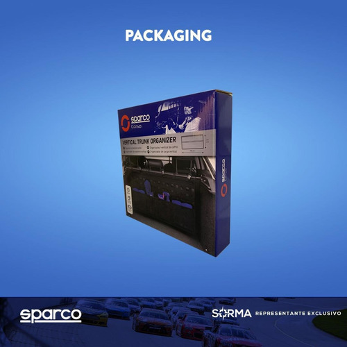 Imagen 7 de 10 de Organizador De Baúl Para Auto Camioneta Sparco 5 Bolsillos