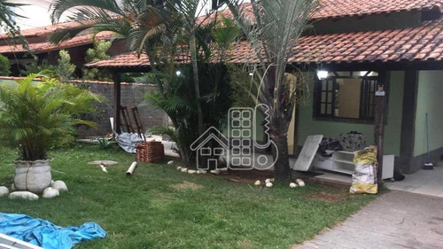 Casa Com 4 Dormitórios À Venda, 240 M² Por R$ 600.000,00 - Barroco (itaipuaçu) - Maricá/rj - Ca1356
