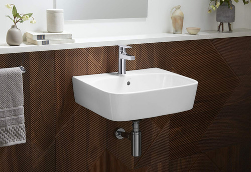 Kohler 74013-4-cp Llave Para Lavabo De Baño, 1 Orificio, Llave De Baño De Una Sola Manija Con Drenaje Emergente, 1.2 Gpm, Cromo Pulido