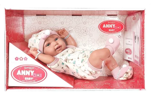 Boneca Anny Doll Baby Reborn - Menino - Cotiplás - Casa Joka