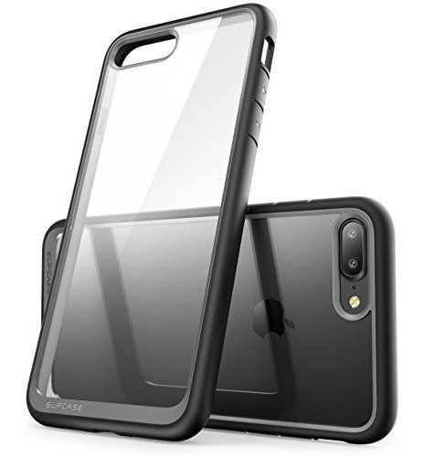 Funda Para iPhone 7 Plus Con Diseño Transparente Color Negro
