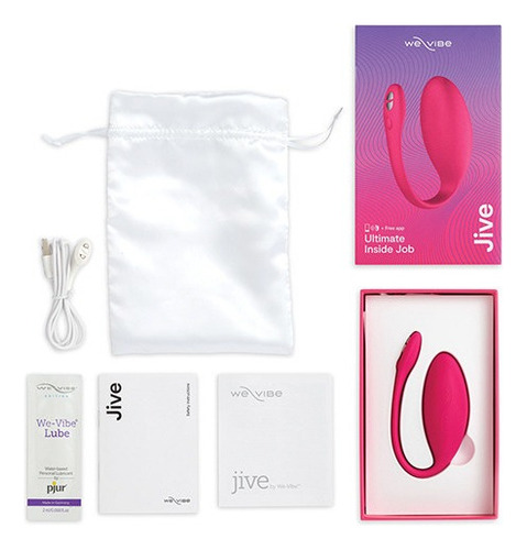 We Vibe Jive Vibrador Parejas App Recargable Sumergible Color Rosa