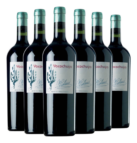 Vino Yacochuya Malbec Cosecha 2015 Caja X 6 X 750ml. --