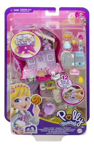 Polly Pocket Candy Cutie Gumball Compact - Mattel