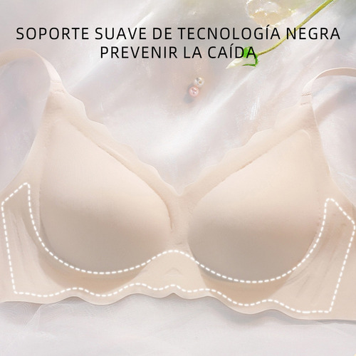 6 Brasier Ropa Interior Mujeres Bralette Push Up Sin Varilla