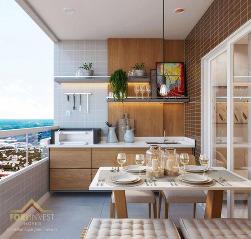 Imagem 20 de 30 de Apartamento Com 1 Dormitório À Venda, 47 M² Por R$ 256.994,72 - Vila Guilhermina - Praia Grande/sp - Ap2774