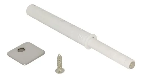 Sistema Push Open Puerta Embutir 70 Mm Blanco Plástico X 50*