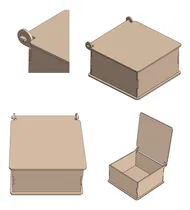 Comprar Pacote Arquivos Caixa Com Dobradiça Cnc Lightbrun Mach3 Cnc 
