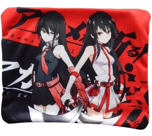 Funda De Almohada Akame Ga Kill De 40 X 50 Cm Calidad