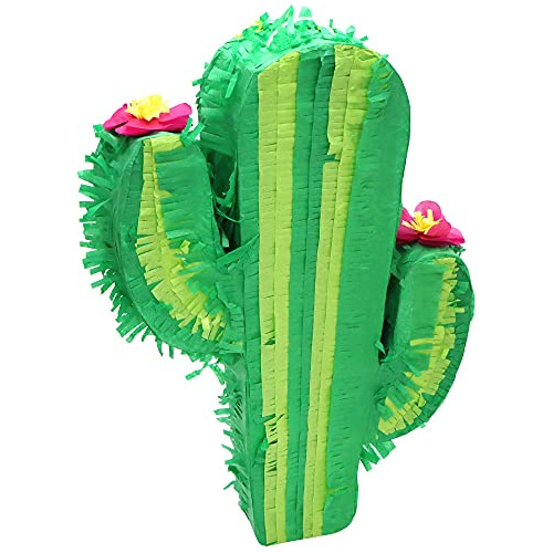 Piñata Para Fiesta Mexicana Diseño Catus De Papel Resistente