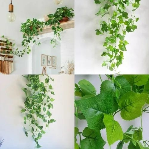 Planta Artificial Decoración Colgante Caida Monstera | MercadoLibre