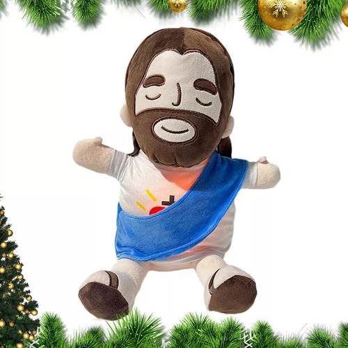 Wa 2 Piezas Juguete De Peluche De Jesús Que Respiras Con