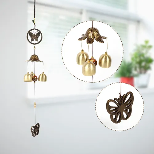 Campanillas De Viento Con Decoración Metálica Para Puertas Y
