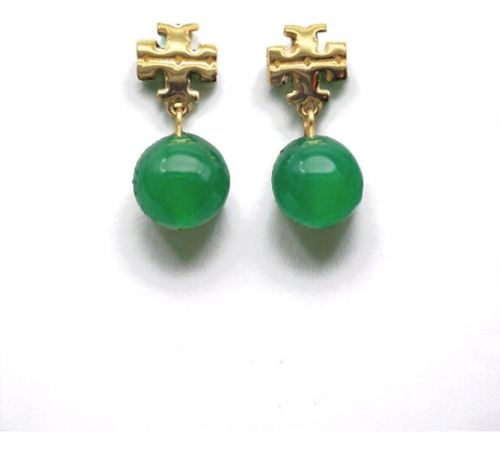 Aros Tory Burch Oro 18kt Jade