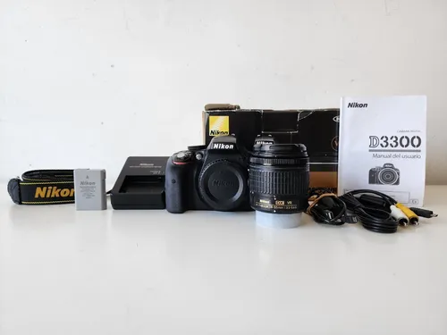 C mara Nikon Kit D3300 Lente 18 55mm Y Cargador Leer