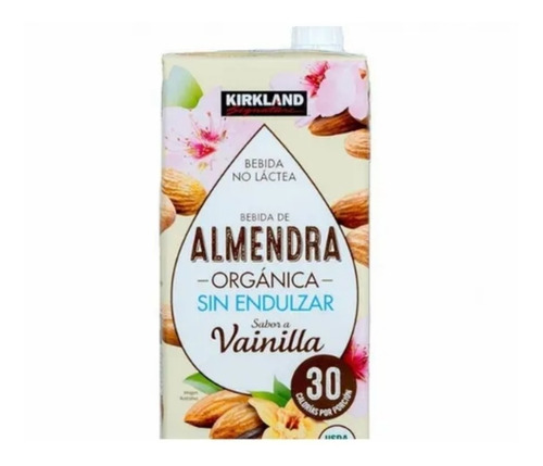 Imagen 1 de 8 de Bebida De Almendra Organica Sin Azucar Kirkland 6/946 Ml