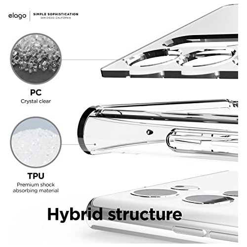 Elago Funda Híbrida Transparente Compatible Con Samsung Gala