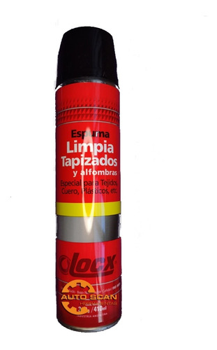 Limpiador Espuma Limpia Tapizados Y Alfombras 410 Ml Locx