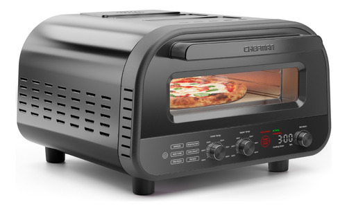 Chefman Horno Pizza Interior Electrico Hasta 800 ° F Negro