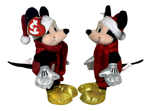 Kit Bonecos Natal Disney Original : Mickey + Minnie