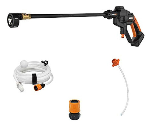 Worx Wg620.9 20v Hydroshot Limpiador Eléctrico Portátil, Sol