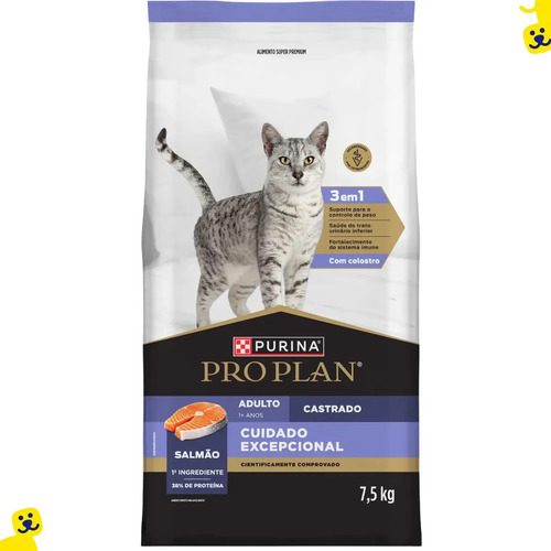 Ração Pro Plan Cuidado Excepcional Gato Adulto Castrado 1kg
