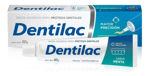 Dentilac Adhesiv Protesis Dental Menta 60g Magistral Lacroze