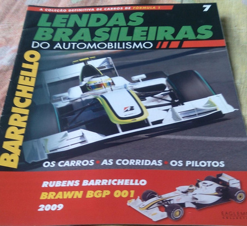 Lendas Brasileiras Do Automobilismo Revista 7 Barrichello