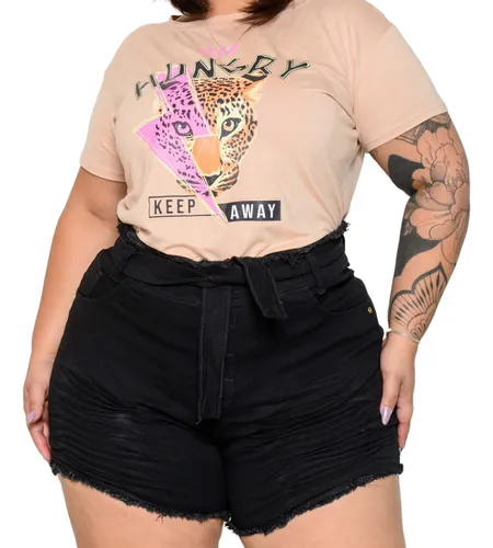 Short jeans hotsell para gordas