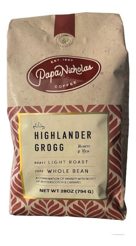 Papa Nicholas Highlander Grogg Café De Grano Entero Tostado
