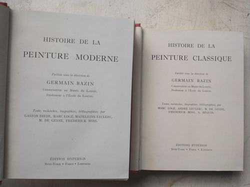 Histoire De La Peinture Moderne Germain Bazin