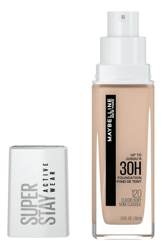 Maquillaje Maybelline Superstay Active Wear120 Classic Ivory