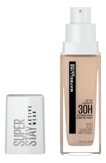 Base Líquida Maybelline Superstay Active Wear 30ml Tono 120 Classic Ivory - 30mL