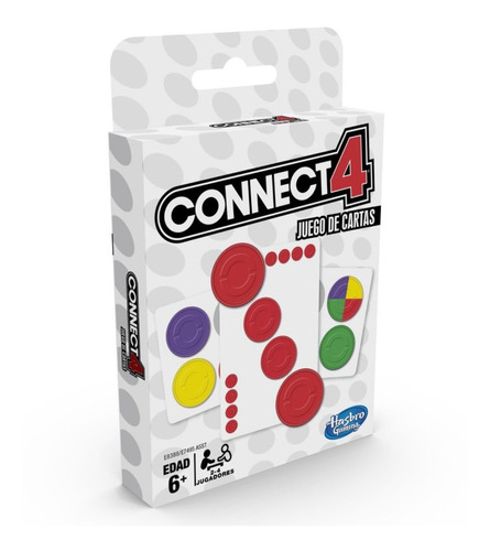 Juego De Mesa Connect4 Conecta 4 El Juego De Cartas Hasbro