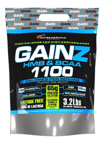 Gainz 1100 Hmb Bcaa Mass Gainer - L a $28663