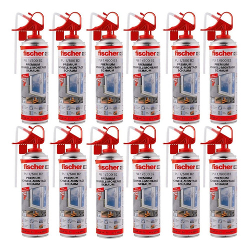 Espuma Poliuretano Expandido Aerosol Fischer 500 Ml X12