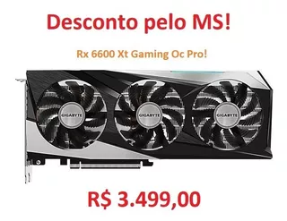 Placa De Vídeo Gigabyte Amd Radeon Rx 6600 Xt Gaming Oc Pro