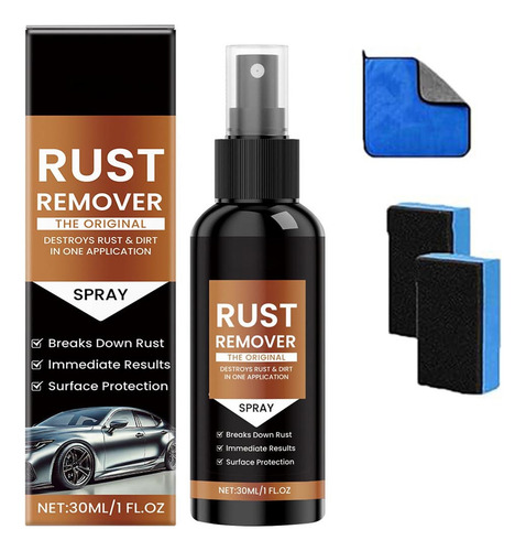 Eliminador De Óxido R Para Coches, 30 Ml Con Esponja Y Paño