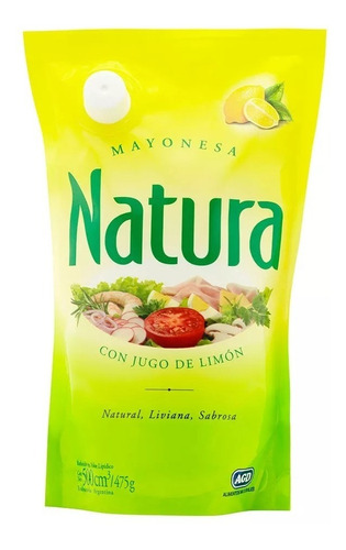 Mayonesa Natura D/pack 500 Gr Pack Por  8 Unidades