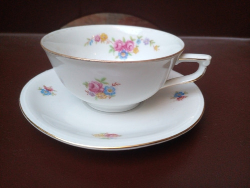 10 Tazas De Café Con Plato Winterling Porcelana 