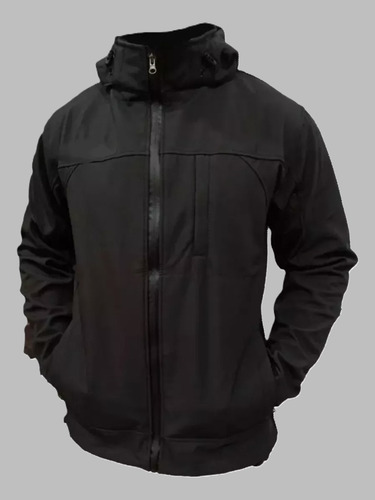 Campera Hombre Neopreno, Impermeable, Con Capucha