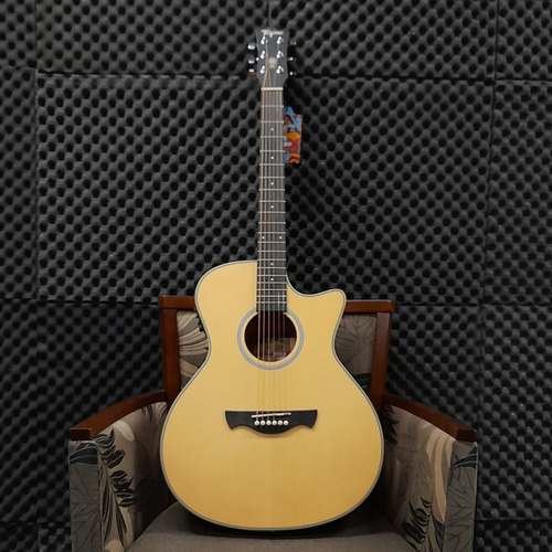 Imagem 2 de 10 de Violao Tagima Eletroacustico Tw29 Nts Medium Jumbo Woodstock
