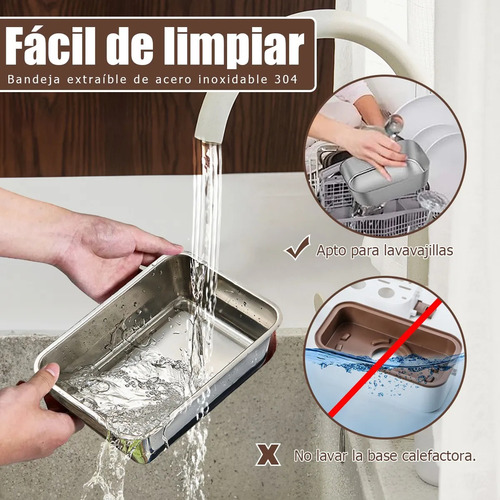 Lonchera Eléctrica 1.2l Portátil Para Conservar Calor