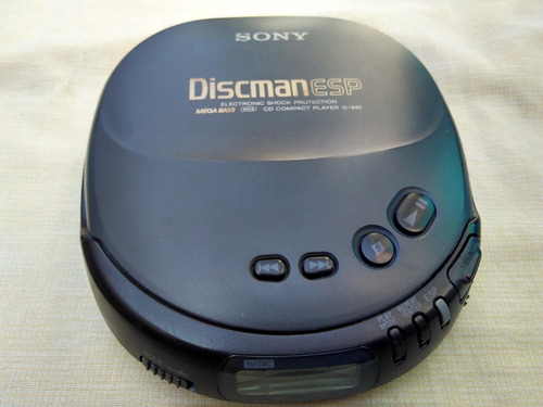 Psicodelia: Antigua Discman Sony D245 Nf 