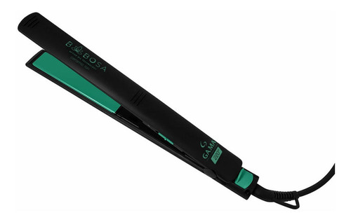 Chapinha/prancha De Cabelo Gama Italy Elegance Babosa Cerami Preto/verde