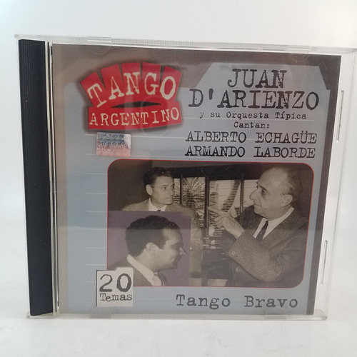 Juan Darienzo Echague Laborde - Tango Bravo - Cd - B+