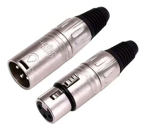 Plug Xlr Macho E Fêmea Profissional Santo Ângelo O Melhor