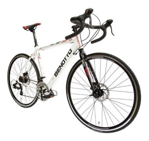 Bicicleta Benotto 850 Ruta Alumi R700c 14v Shimano Blanca 48