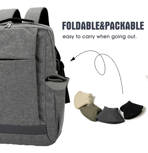 De Gran Tamaño Xl Xxl Para Hombre Cubo Sombreros De Sol Cabe